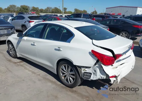 2014 Infiniti Q50 Premium z USA, uszkodzony, nr VIN JN1BV7AP5EM686828